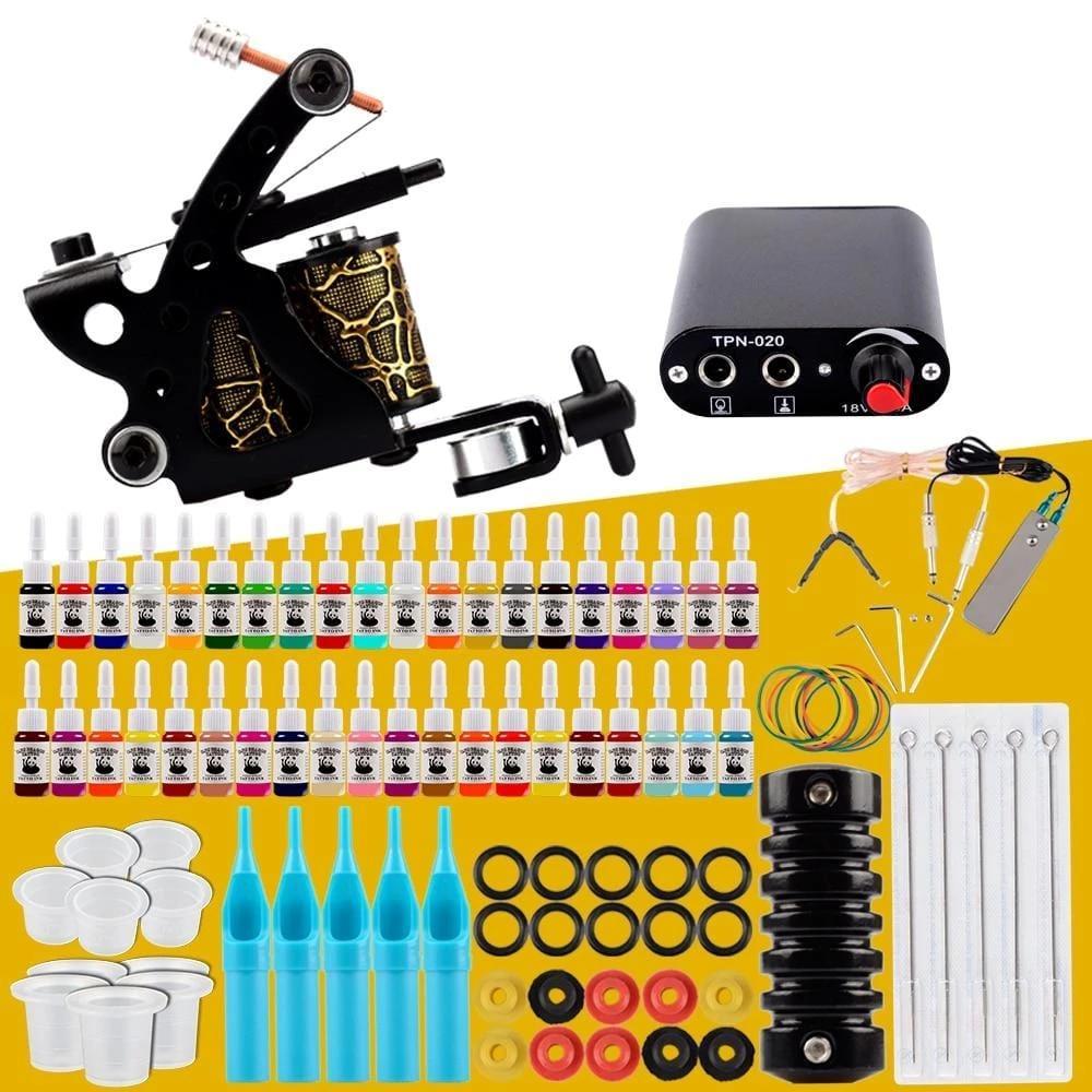 Tattoo Kits Starter Gun Machine Professional Rotary