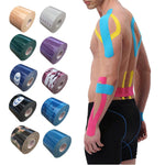 2Size Kinesiology Tape Athletic Tape Sports Muscle Tape Bandage Care Fitness Tennis Running Knee Muscle Protector