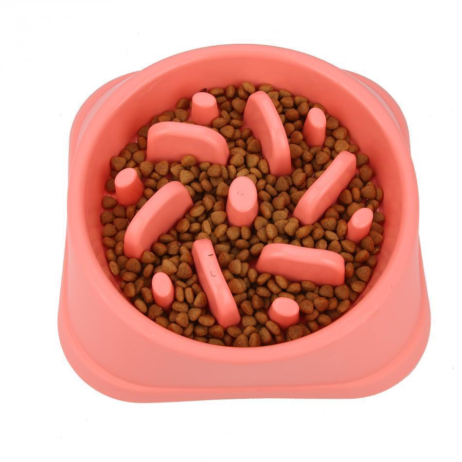 Slow Feeder Dog Bowl Eating Maze Puzzle