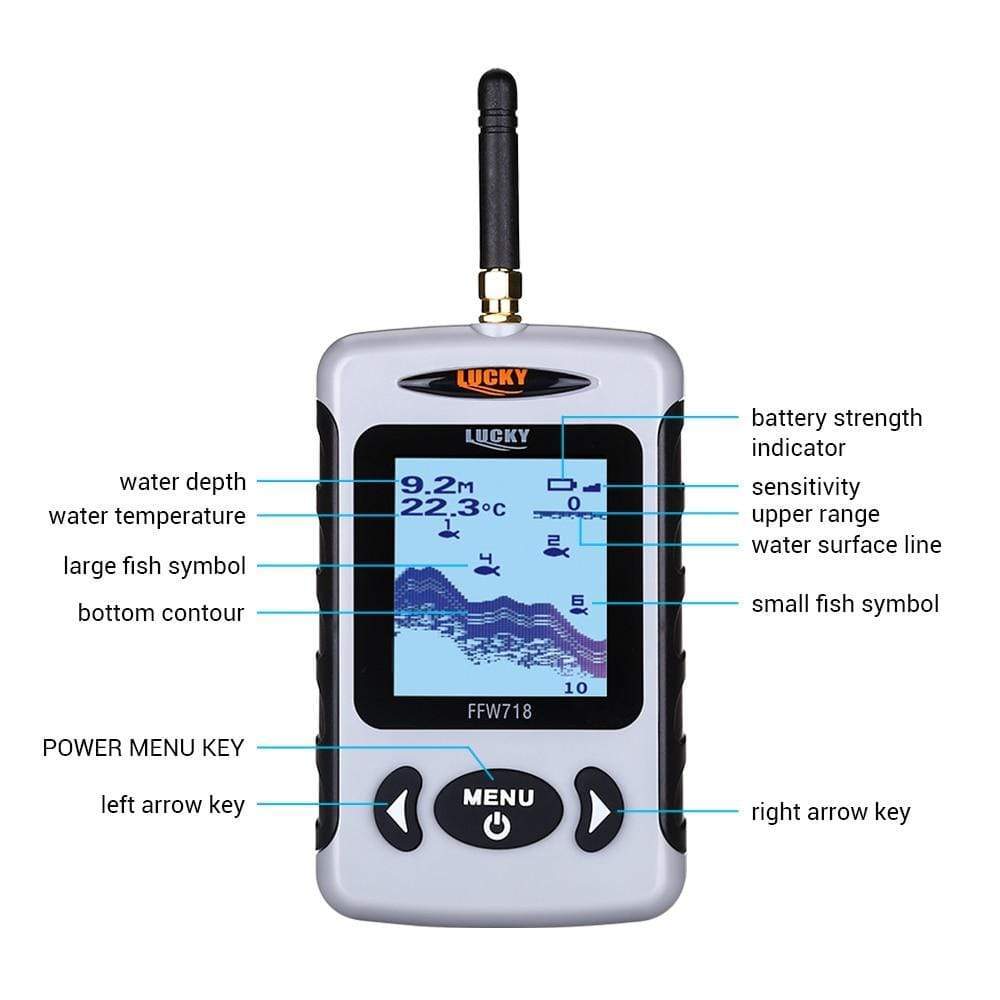Fish Finder Portable Depth Sonar GPS
