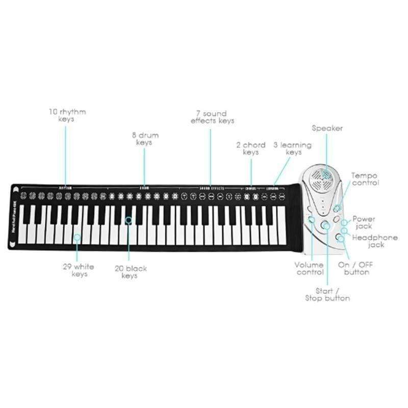Hand Roll Portable Piano