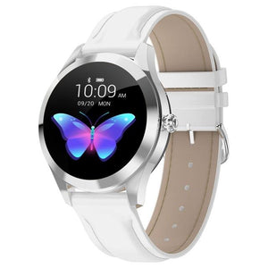 2019 New Smart Watch Women KW10 Heart Rate Bluetooth Smart Watch IP68 Waterproof Smartwatches Physiological Cycle Watch for IOS