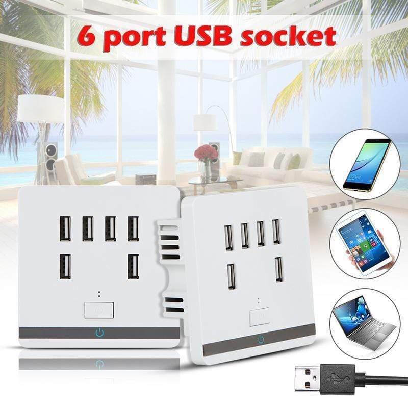 USB Outlet Wall Electrical Charger