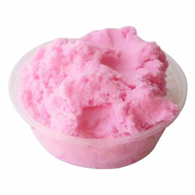 60ml Cloud Slime Fluffy Supplies Polymer Clay Charms Slime Glitter Playdough Magic Colored Sand Plasticine Toys For Children