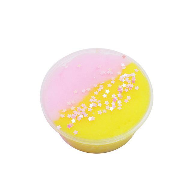 60ml Cloud Slime Fluffy Supplies Polymer Clay Charms Slime Glitter Playdough Magic Colored Sand Plasticine Toys For Children