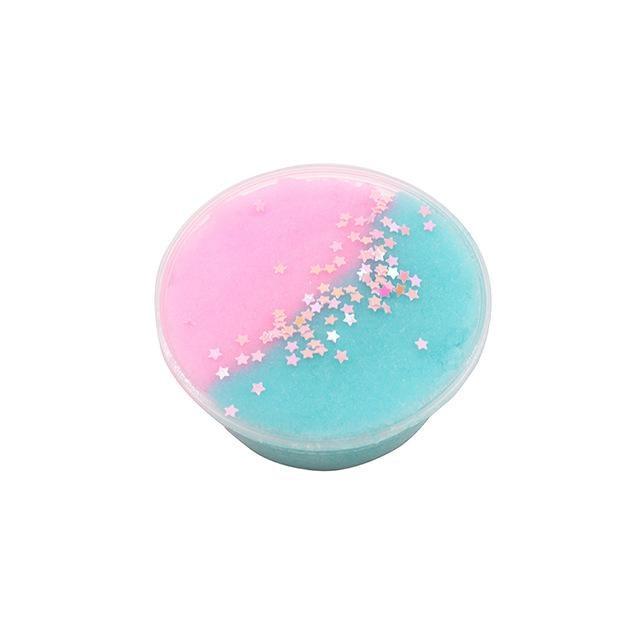 60ml Cloud Slime Fluffy Supplies Polymer Clay Charms Slime Glitter Playdough Magic Colored Sand Plasticine Toys For Children