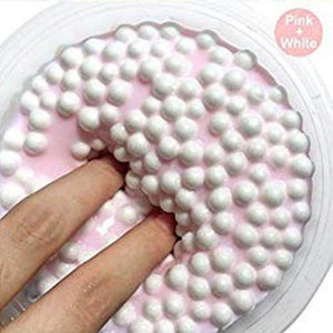 60ml Ball Slime Mud Addition Cotton Charms For Slime Cloud Mud Diy Plastic Faucet Fishballs Decoration Toy Squeeze Putty kit