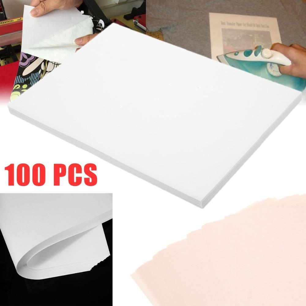 Transfer Paper Fabric Iron On Heat 100PCS