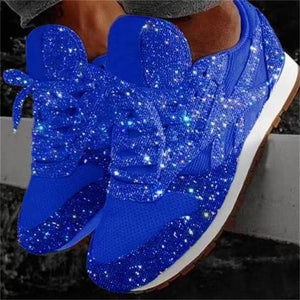 Sparkly Shoe Glitter Sneakers Womens