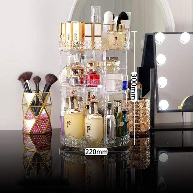 360 Degree Rotating Crystal Storage Box