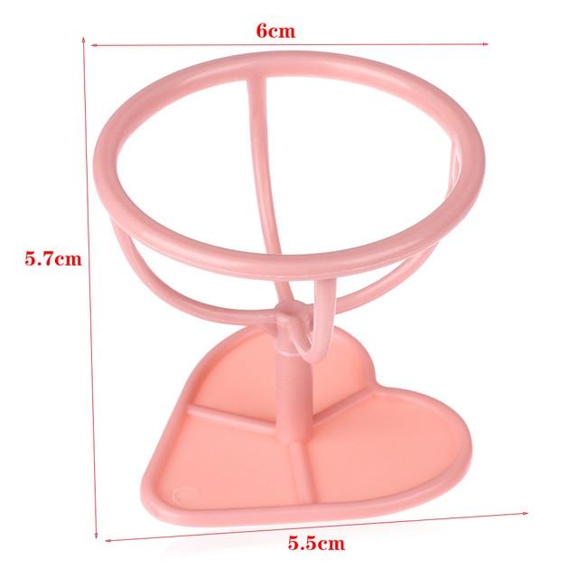 1Pcs Beauty Sponge Stand Storage Case Makeup Blender Puff Holder Empty Cosmetic Egg Shaped Rack Transparent Puffs Drying Box New