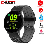 Smart Watch Men Blood Pressure Smart Clock Round Waterproof Smartwatch Women Sport Health Bracelet Watch Smart For Android Ios