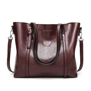 ACELURE Women bag Oil wax Women's Leather Handbags Luxury Lady Hand Bags With Purse Pocket Women messenger bag Big Tote Sac Bols