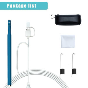 Ear Cleaning Endoscope 3 in1 USB HD Visual Ear Spoon 5.5mm Mini Camera Android PC Ear pick Otoscope Borescope Tool Health Care