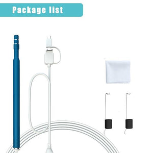 Ear Cleaning Endoscope 3 in1 USB HD Visual Ear Spoon 5.5mm Mini Camera Android PC Ear pick Otoscope Borescope Tool Health Care