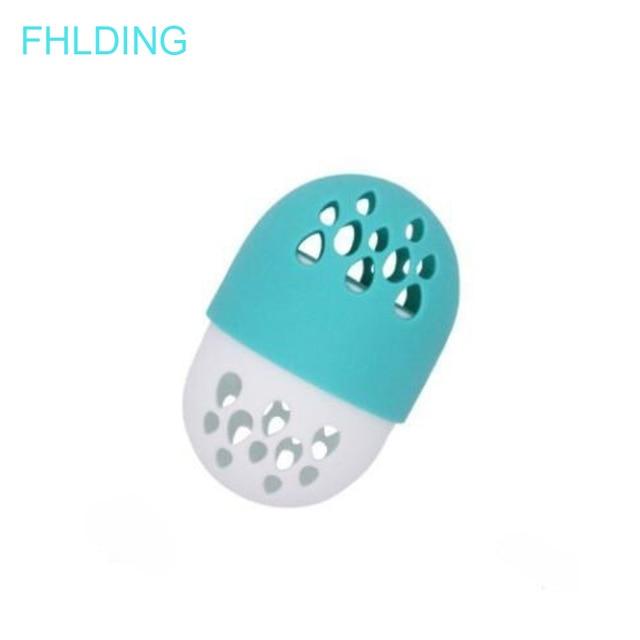 1pc Soft Silicone Powder Puff Drying Holder Beauty Sponge Travel Case Puff Blender Sponge Egg Capsule Display Rack Egg Stand