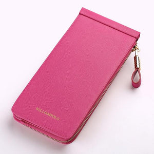 WilliamPolo New Product Long Wallet Multi-Card Holder Simple Large-Capacity Card Holder Women's Wallet Bank Card Holder P266