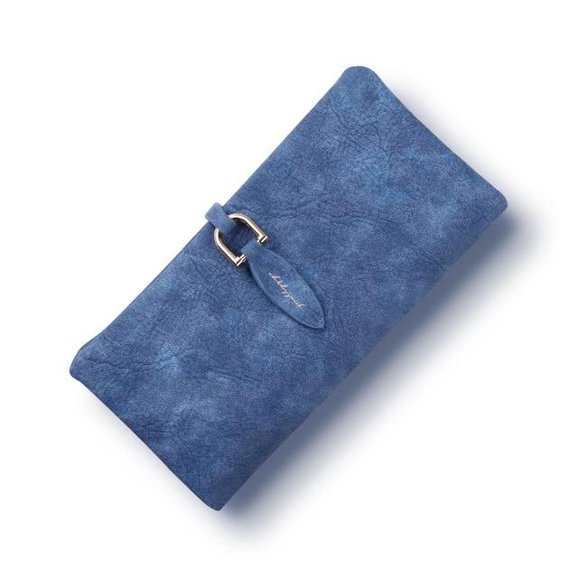 Latest Women leather Leaf Long Wallet Female Coin Purse Change Clasp Purse Money Bag Card Holders Womens Wallets And Purses