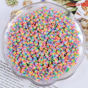 200pcs/bag Soft Pottery Addition Soft Fimo Fruit Slices For Slime Fluffy Lizun DIY Mobile Supplies Slime Accessories Children