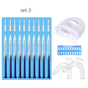 Top Quality Peroxide Teeth Whitening Kit Bleaching System Bright White Smile Teeth Whitening Gel Kit With LED Light Professional