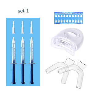 Top Quality Peroxide Teeth Whitening Kit Bleaching System Bright White Smile Teeth Whitening Gel Kit With LED Light Professional