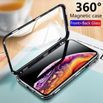 Magnetic Case for IPhone 11 Pro XR XS MAX X 8 7 6 6s Plus Tempered Glass Magnet Cases Cover Shell for iPhone 11 Capa Funda Coque
