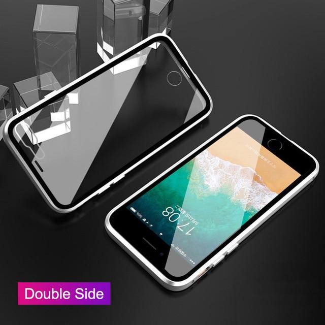 Magnetic Case for IPhone 11 Pro XR XS MAX X 8 7 6 6s Plus Tempered Glass Magnet Cases Cover Shell for iPhone 11 Capa Funda Coque
