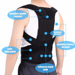 XXXL Posture Corrector Back Support Belt Orthopedic Posture Corset Back Brace Support Back Straightener Adjustable Shoulder Wrap