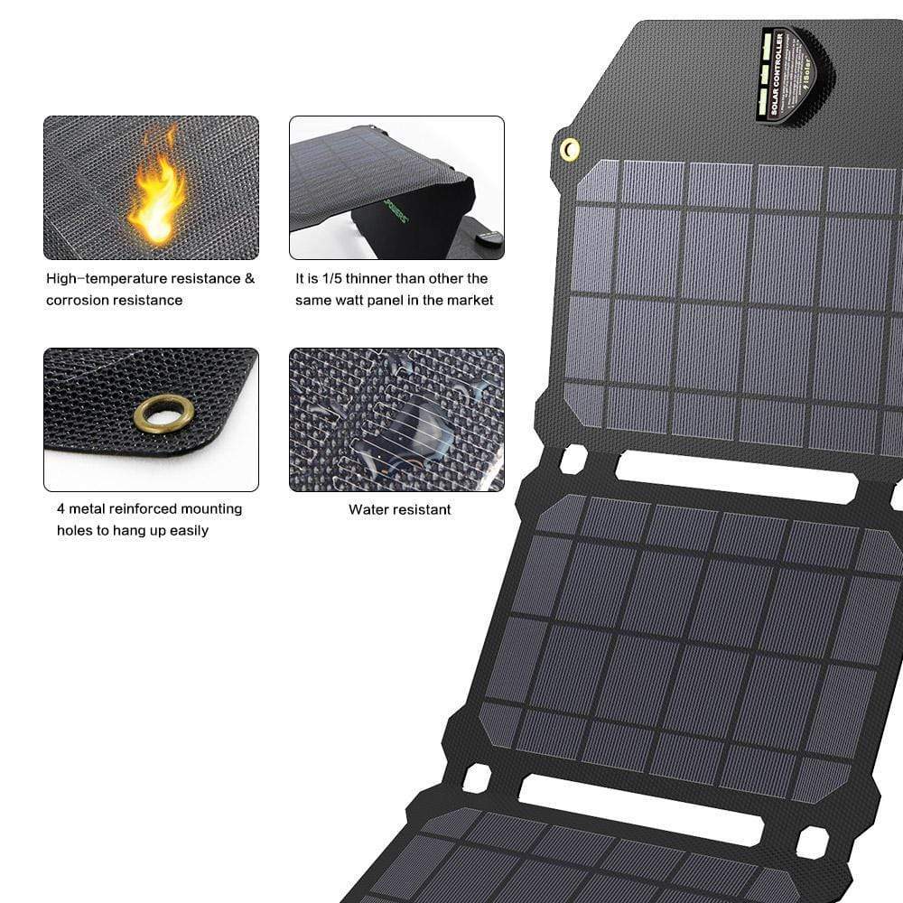 Solar Panel Battery Charger USB Powered