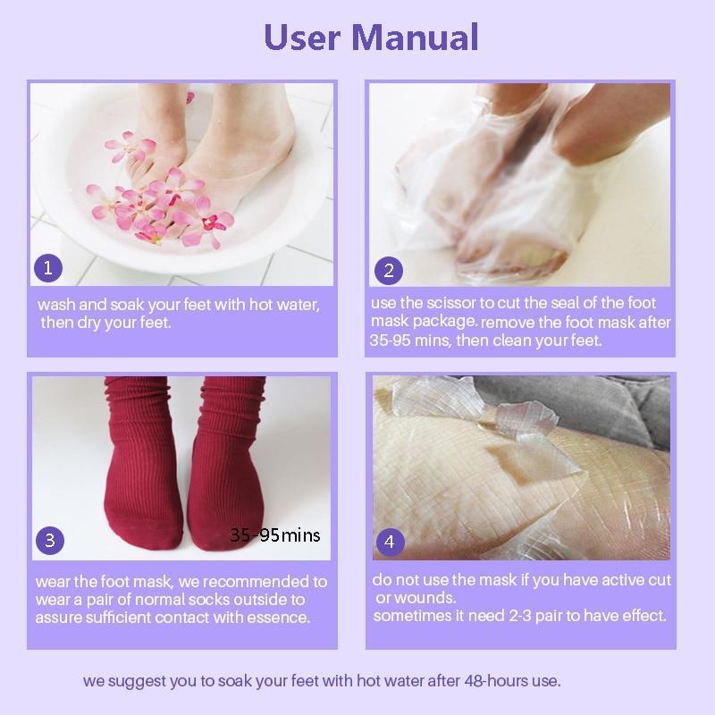 Foot Peel Mask Exfoliating Soft