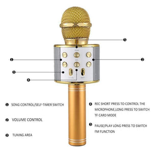 Wireless Bluetooth Karaoke Microphone