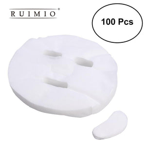 100pcs Ultra-thin DIY Cosmetic Face Skin Care Mask Disposable Facial Mask Pure Cotton Paper Facemask Sheet Beauty Tools