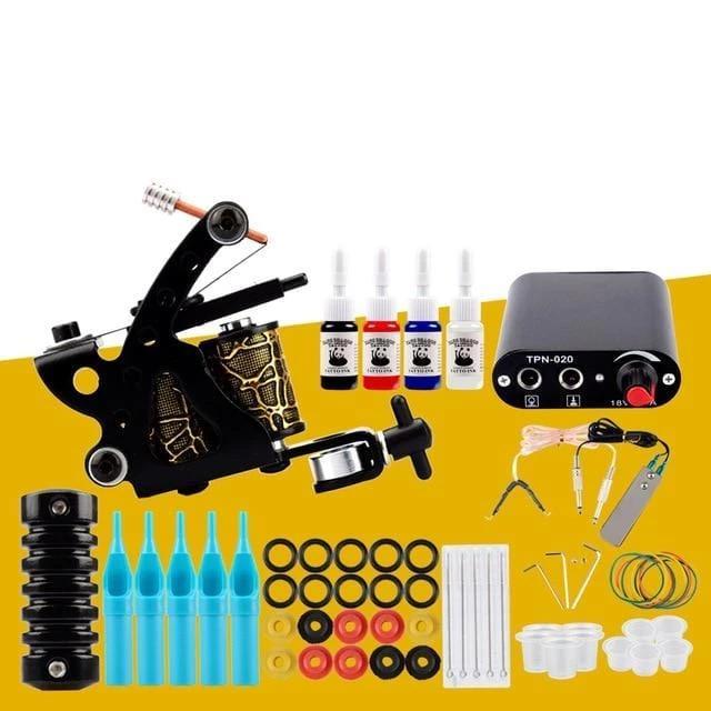 Tattoo Kits Starter Gun Machine Professional Rotary