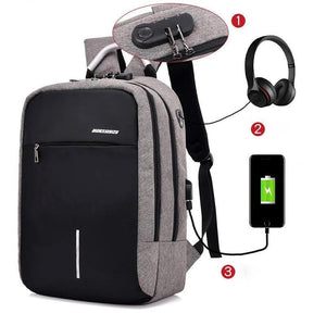 Backpack With Charger USB Charging