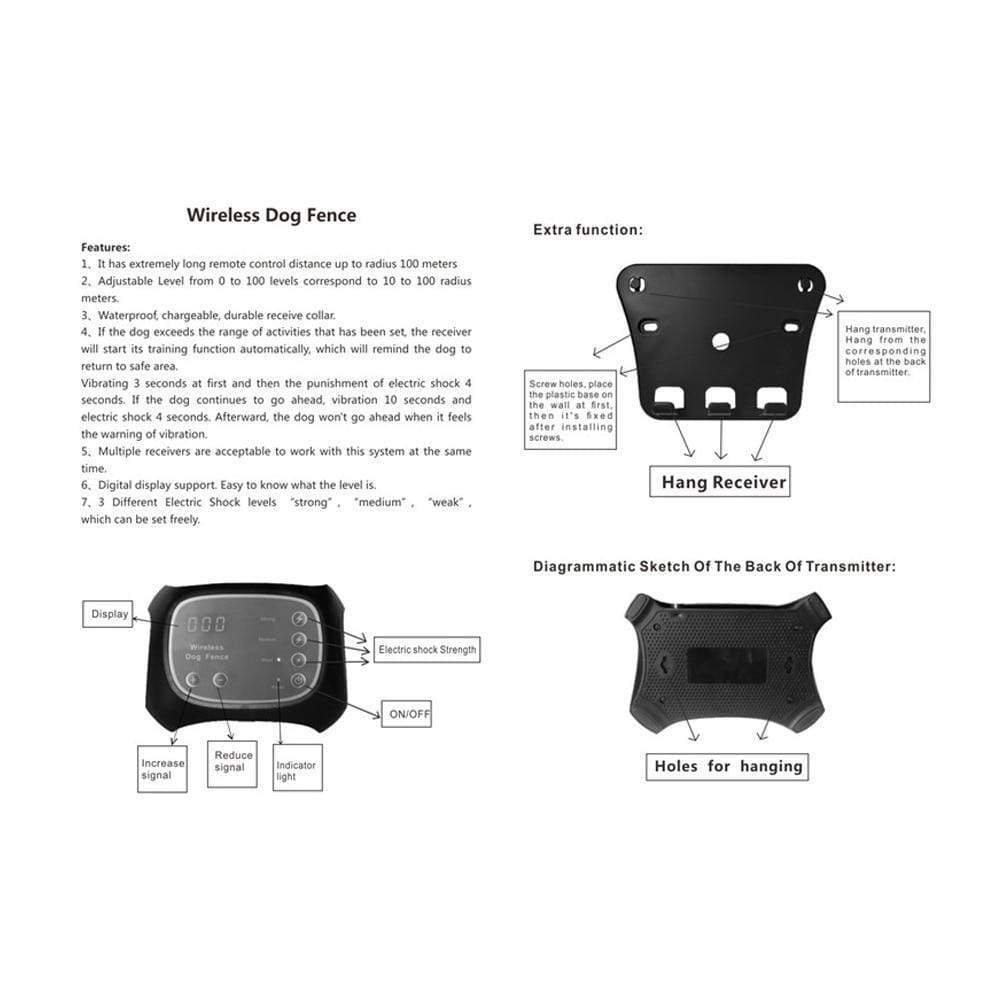 Wireless Dog Fence Electric Invisible