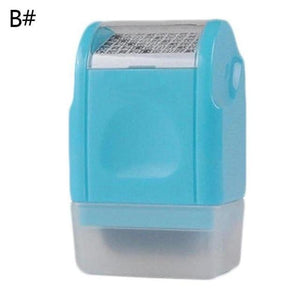Identity Theft Protection Privacy Security Stamp Hide ID Protect Roller Guard