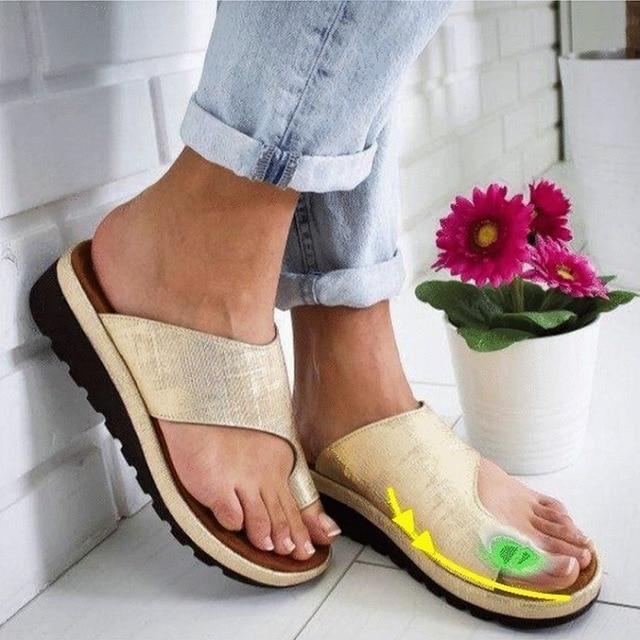 Women Bunion Correction Sandals Comfy Platform Shoes