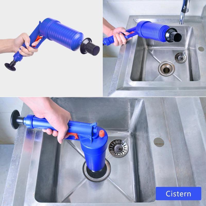 Air Blow Gun Easy Unclogs Sinks And Toilets With A Trigger