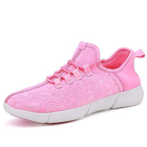 Luminous Fiber Optic Shoes