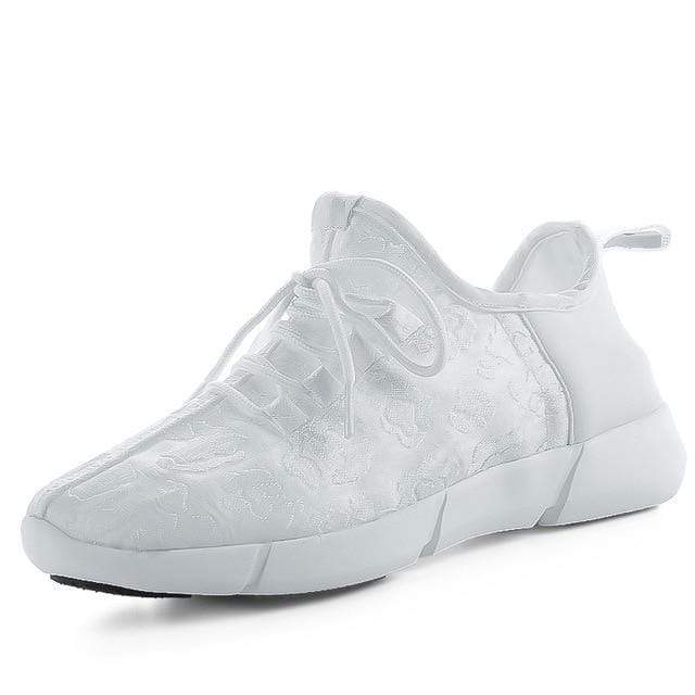 Luminous Fiber Optic Shoes