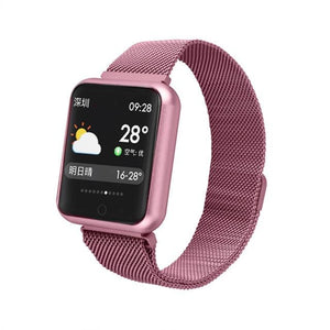 Smart watch P68 band IP68 waterproof smartwatch Dynamic heart rate blood pressure monitor for iPhone Android Sport Health watch