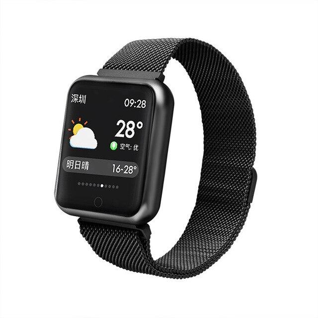 Smart watch P68 band IP68 waterproof smartwatch Dynamic heart rate blood pressure monitor for iPhone Android Sport Health watch