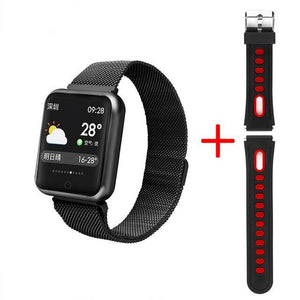 Smart watch P68 band IP68 waterproof smartwatch Dynamic heart rate blood pressure monitor for iPhone Android Sport Health watch