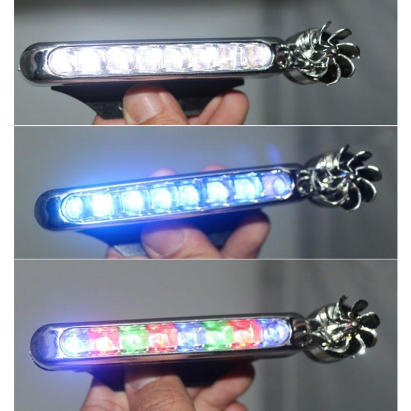 Automatic Wind Power 8 LED Car Light One Set of 2 PCS