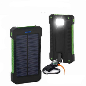 Solar Battery Charger Power Bank USB Powered