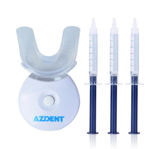 3x gels with 1x mini LED Lamp Teeth Whitening Light Lamp Kit Home Teeth Tooth Whitener Kits Bleaching Dental Oral Care Cleaning